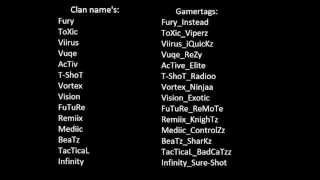 Cool Gaming Clan Names