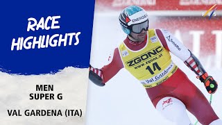 Kriechmayr pips Hemetsberger for Austrian 1-2 in Gardena Super G | Audi FIS Alpine World Cup 23-24