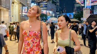 [4K] 🌸🌈東京・渋谷の夜の散歩。Shibuya, Tokyo, Japan 🍓🥝