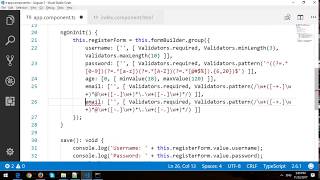 Angular 2 Form Builder and Validation