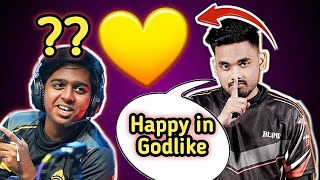 Godlike Spower happy in 💛Godlike| Blind Manya react