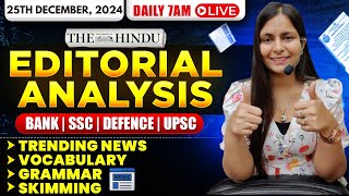 Editorial Analysis | 25th December, 2024 | Vocab, Grammar, Reading, Skimming | Nimisha Bansal