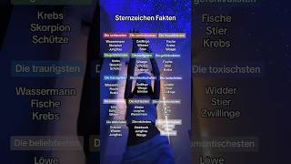 ⭐️Sternzeichen Fakten⭐️ #featured #sternzeichen #fypシ #zodiac #horoskop #facts