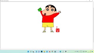 Python code for drawing Crayon Shin-chan(Shinchan)