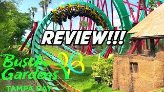 Busch Gardens Tampa Review | Among the World's Top Roller Coaster Collections \u0026 The BEST in Florida!