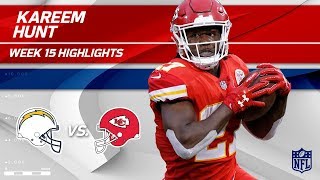 Kareem Hunt Takes OVER w/ 206 Total Yards & 2 TDs! | Chargers vs. Chiefs | Wk 15 Player Highlights