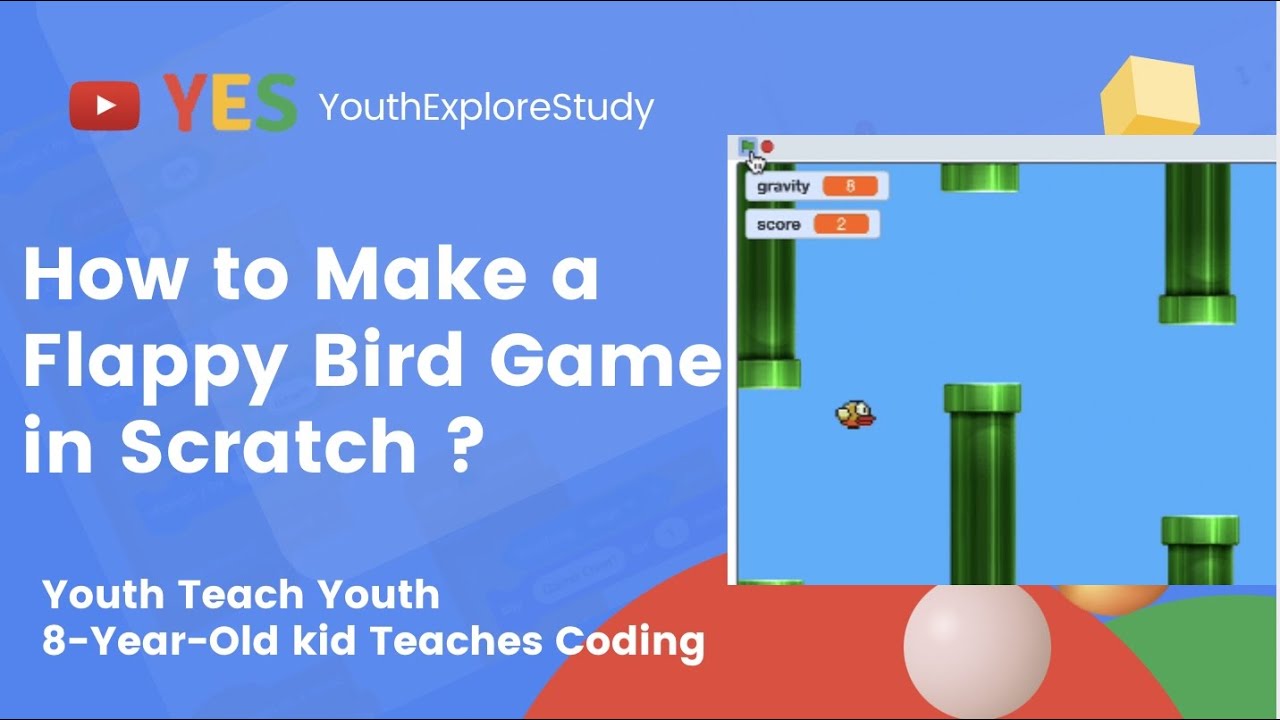 【Scratch Tutorial】How To Make Flappy Bird Game In Scratch | Kids Teach ...