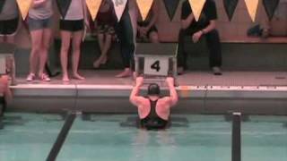 MESC Blue Lobsters: Sam Manhart 100 back @ Erswell, 2009