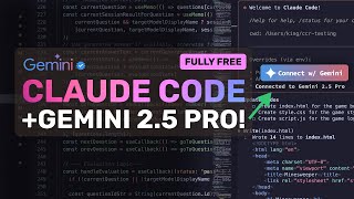 Claude Code Router + Gemini 2.5 Pro FREE API: RIP Gemini CLI! This is what Gemini-CLI should be!