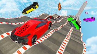 We Attempted The IMPOSSIBLE Wavy Ramp Race In GTA 5..