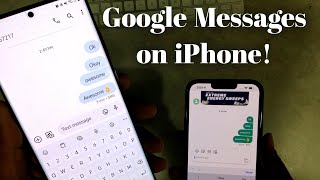 How to Install Google Messages from your Android to an iPhone!