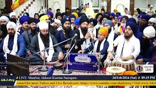 047 Mumbai 24Feb2024 SatEve Rainsabai Keertan Bhai Brahmbir Singh Jee Anandpur Sahib