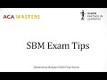 How to Pass the ICAEW ACA Strategic Business Management (SBM) Exam