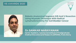 Robotic anatomic segment IVB \u0026 V resection... Miyazaki... radical lymphadenectomy - gall bladder ca