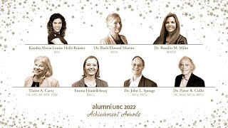 alumni UBC 2022 Achievement Awards