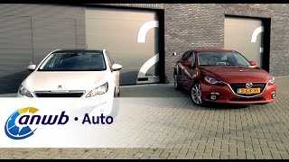 Peugeot 308 vs Mazda3 dubbeltest - ANWB Auto