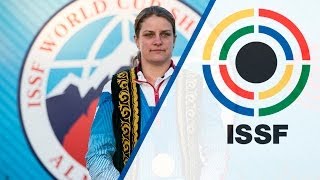 Interview (ENG) with Zuzana STEFECEKOVA (SVK) - ISSF Shotgun World Cup 2014, Almaty (KAZ)