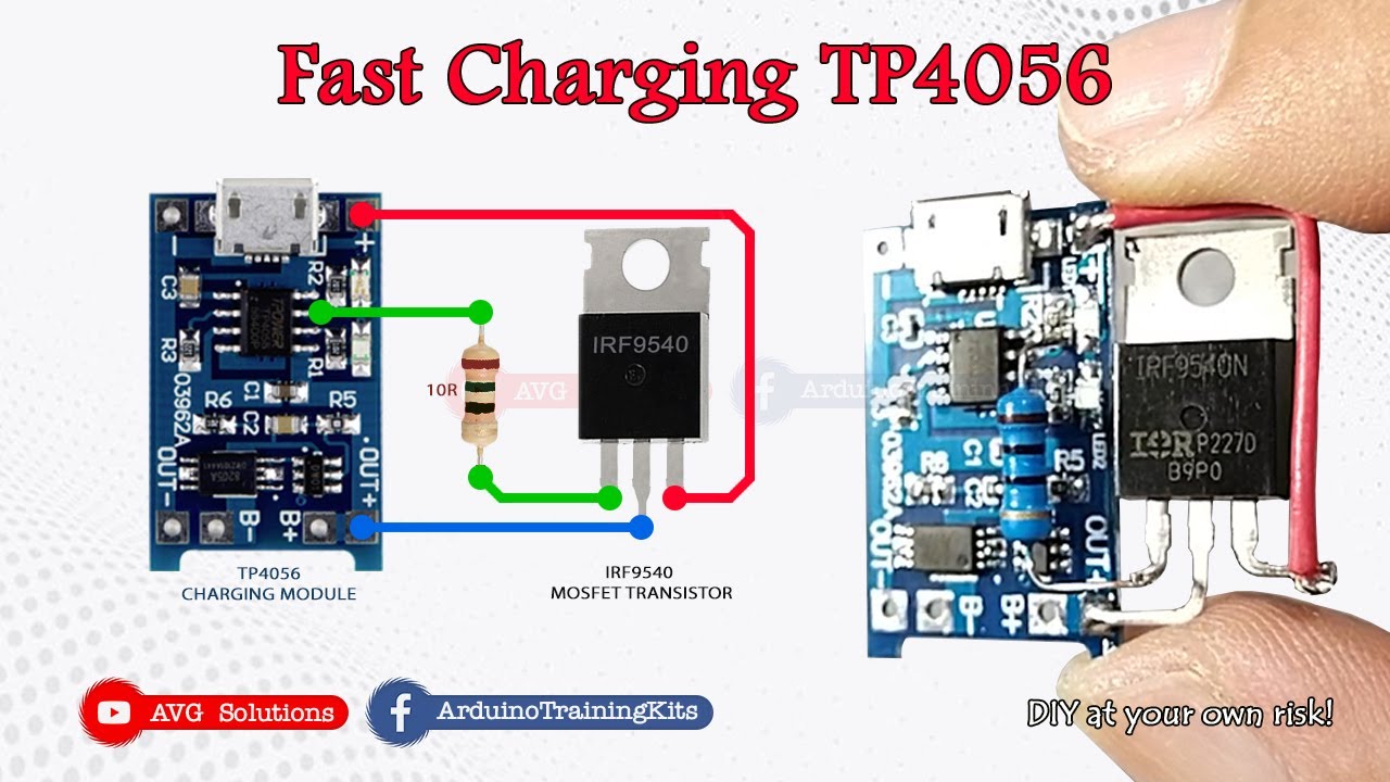 Fast Charging Tp4056 Youtube