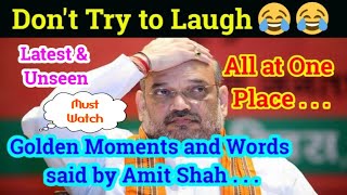 Amit Shah Golden Moments 😂  | Amit Shah Funny Fumble | Being Honest |Godi Media@thedeshbhakt