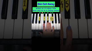 One Call Away (notes) by @charlieputh #easy #piano #tutorial #onecallaway #charlieputh #music #fyp