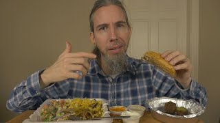 ASMR Let's Eat Shawarma, Falafel & Baklava