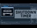 Shutdown Timer Visual Basic (Visual studio)