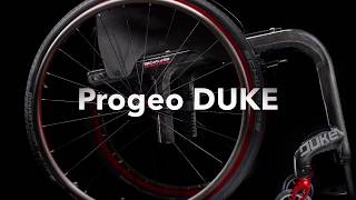 Progeo DUKE Active manual wheelchair supplied throughout the UK by Recare Ltd