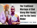 Marriage intro of Ms. Yar Rin Tueny Mabor Deng and Mr. Chol Ateng Alier Kuany