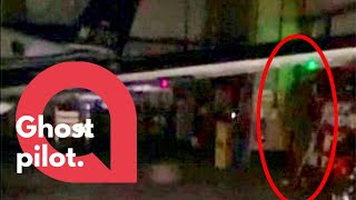 Ghost hunters capture spooky figure standing by plane in old RAF hangar | SWNS