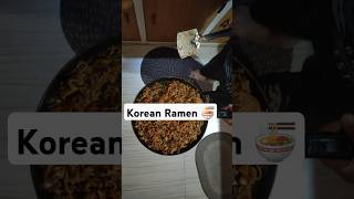 KoreanRamen spicy vegmeal turned into chicken noodles🤪 Cook with own style#delicious #korean#recipe