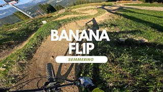 Banana Flip Freeride Line Bikepark Semmering Austria 🇦🇹 full run POV RAW