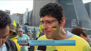 Manifestação na Avenida Paulista pede a saída definitiva da presidenta afastada Dilma Rousseff