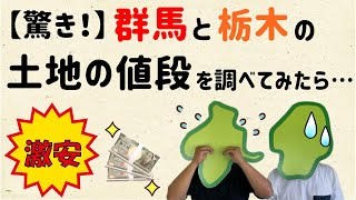 【群馬が安すぎる！！】群馬と栃木の土地の値段を調べてみた【群馬と栃木の「おとなり劇場」】