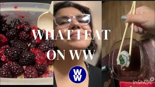 What I eat on WW (weight watchers) /vegan