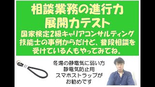 相談業務の進行力・展開力テスト～国家検定2級キャリアコンサルティング技能士面談対策＋通常の相談業務にも～カウンセラー篠原敦也～