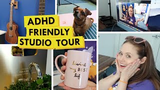 This is the last video I'm making in this studio!! (ADHD Friendly Studio Tour)