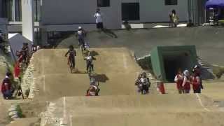 BMX　岸和田　R1　boys7-8　準決勝2組　2014