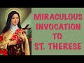 A Miraculous Invocation Prayer To Saint Therese 🌹🙏🌹