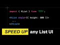 one weird trick to render 100,000 items in React