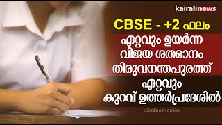 CBSE -+2 ഫലം ; ഏറ്റവും ഉയർന്ന വിജയ ശതമാനം തിരുവനന്തപുരത്ത് ഏറ്റവും കുറവ് ഉത്തർപ്രദേശിൽ