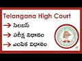 Telangana High Court Syllabus 2023 and Exam Pattern in Telugu (Latest) | Selection Process