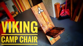 how to build a Glow in the dark viking camp chair // 4K