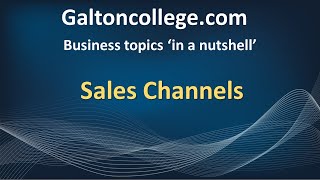 Sales Channels