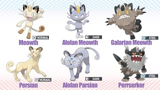 All Galarian Forms Pokemon - All Galar Pokémon in Sword \u0026 Shield