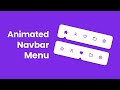 Animated Navigation Bar with Indicator using HTML CSS & JavaScript