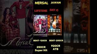 Jawan vs Mersal Worldwide Box office collection 🔥🔥🔥🔥#viral