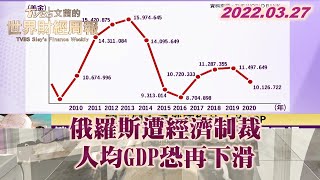 俄羅斯遭經濟制裁 人均GDP恐再下滑 TVBS文茜的世界財經周報 20220327  X 富蘭克林‧國民的基金