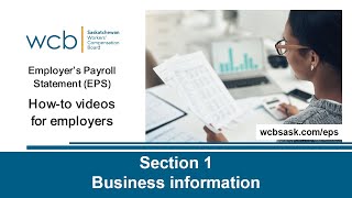 Employer's Payroll Statement (EPS): Section 1 - Business information