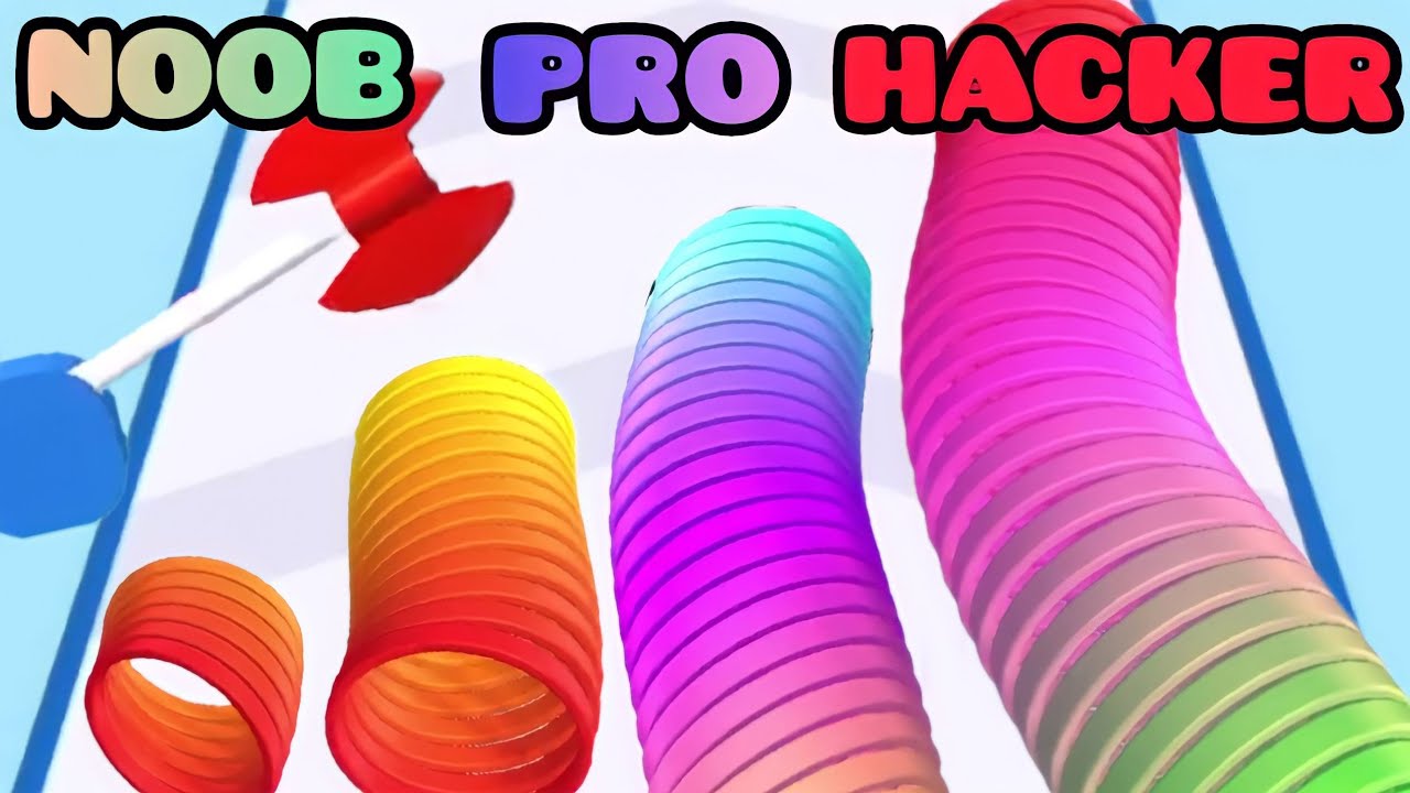 Noob Vs Pro Vs Hacker In Circle Stack Run Youtube