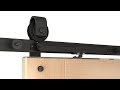 How to install a Barn Door Soft Closer